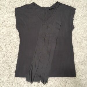 NEW YORK & COMPANY Modern Top in Grey - XL